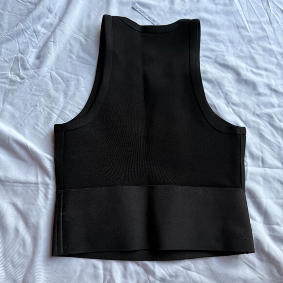 NEW Alexander Wang Scoop Neck Bra Top With Logo Elastic Band XS - Picture 3 of 11